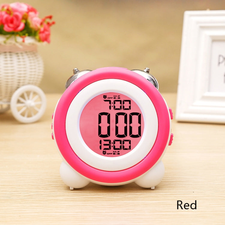0705 Big Volume Simple Three-Dimensional LED Alarm Clock Mute Luminous Electronic Clock