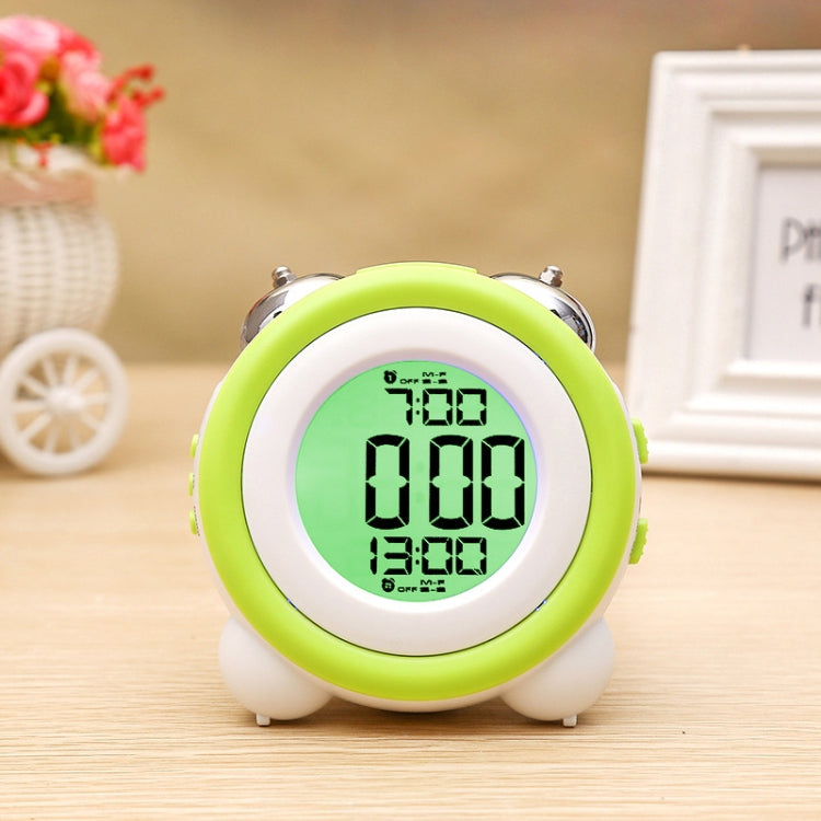 0705 Big Volume Simple Three-Dimensional LED Alarm Clock Mute Luminous Electronic Clock