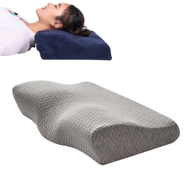 Butterfly Shape Memory Foam Snorked Pillow Slow Rebound Health Care Cervical Pillow