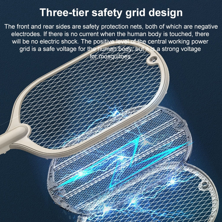 Smart Home Dual-Use Mosquito Swatter Mosquito Killer Fly Swatte