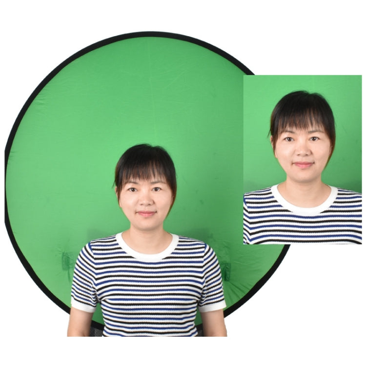 EY-068 Green Background Cloth Folding ID Photo Green Screen Video Backdrop Board For E-Sports Chair