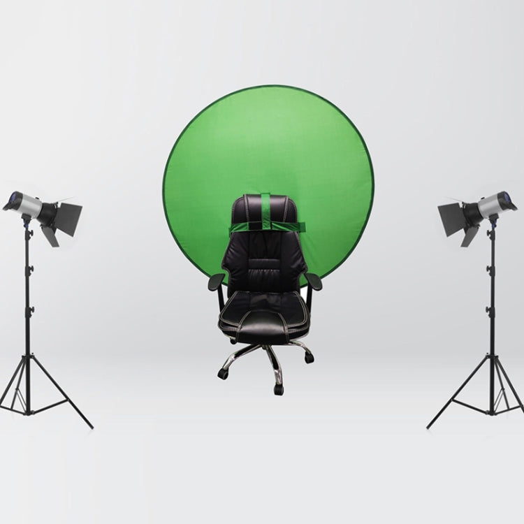 EY-068 Green Background Cloth Folding ID Photo Green Screen Video Backdrop Board For E-Sports Chair