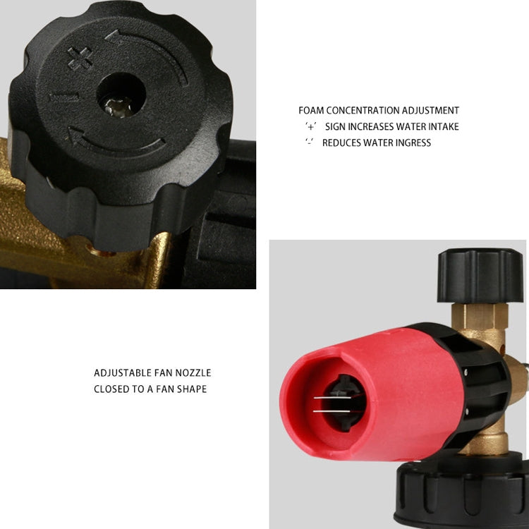 High Pressure Car Wash Water Gun Foam Pot Snowflake PA Foam Pot