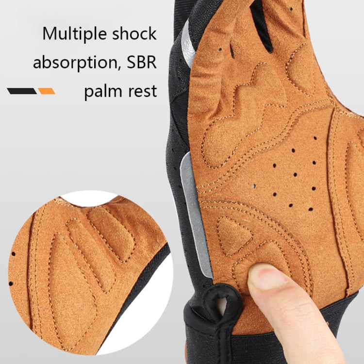 WEST BIKING YP0211197 Full-Finger Shock-Absorbing Anti-Skid Motorcycle Bike Gloves Riding Equipment