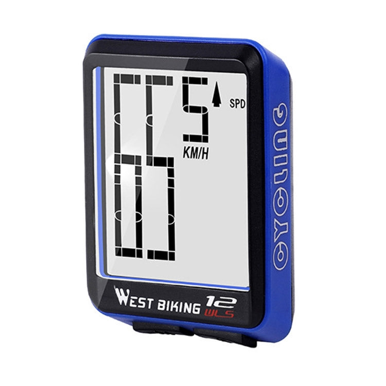 WEST BIKING Mountain Road Bike Wireless Big Character Table Big Screen Waterproof Night Light Speed Speedometer