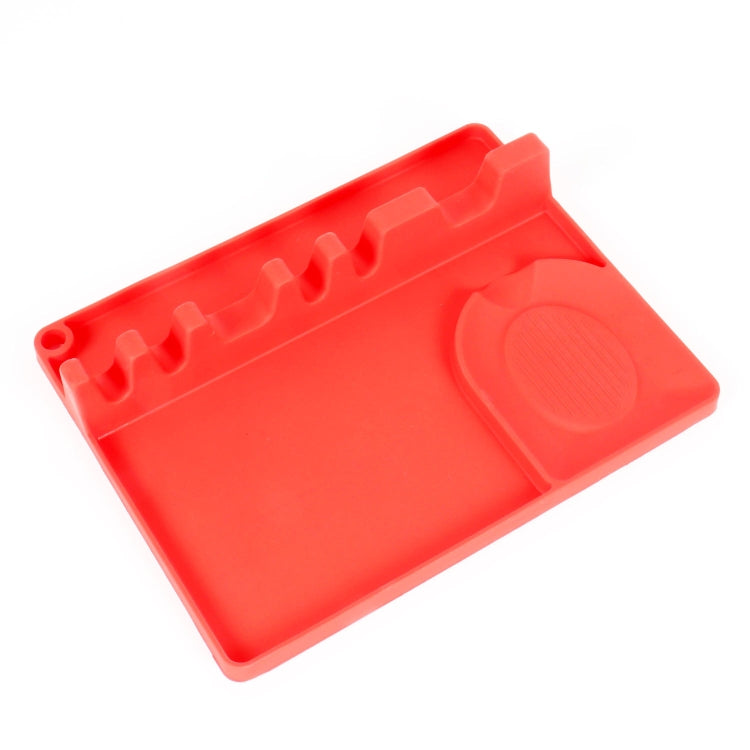 2 in 1 Kitchen Silicone Spoon Holder Shelf