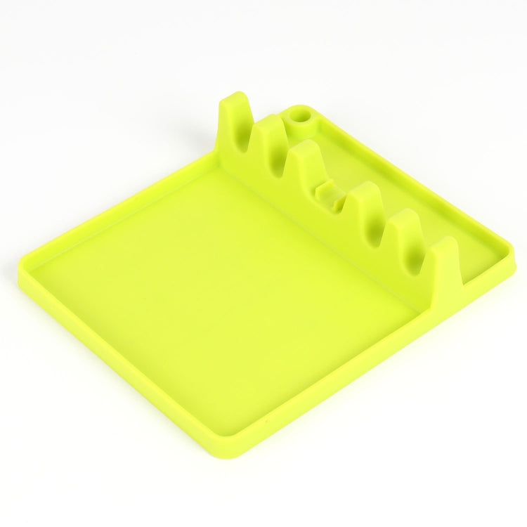 2 in 1 Kitchen Silicone Spoon Holder Shelf