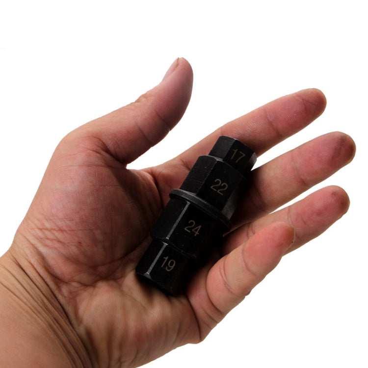 Motorcycle Wheel Axle Disassembly Tool Front Wheel Spindle Removal Wrench Disassembly Sleeve Hex Socket