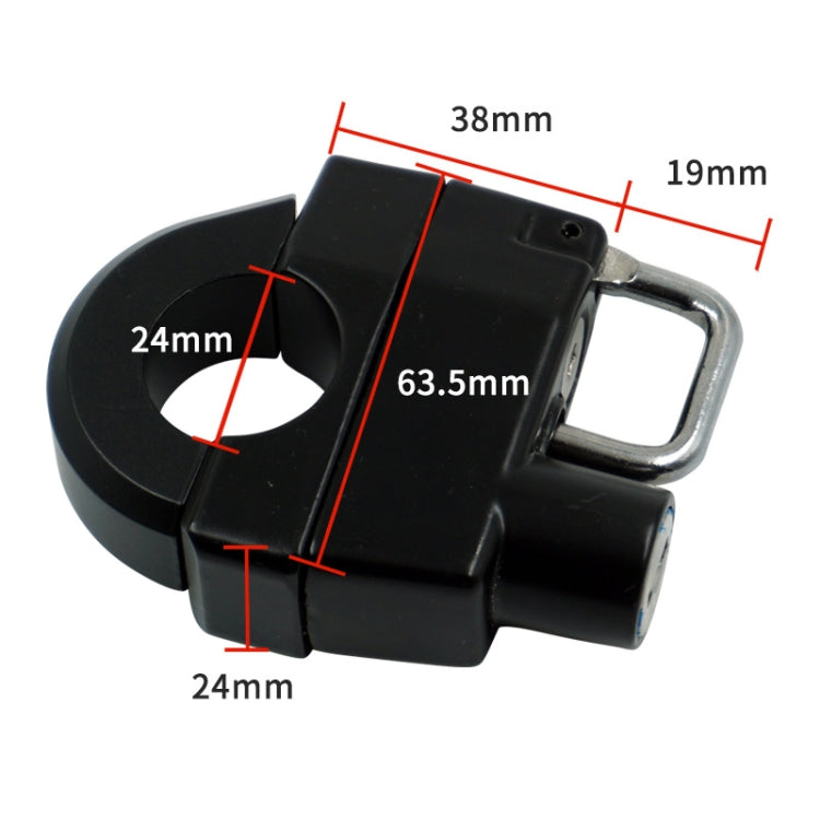 Motorcycle Helmet Lock Electric Door Oil Cover Head Lock