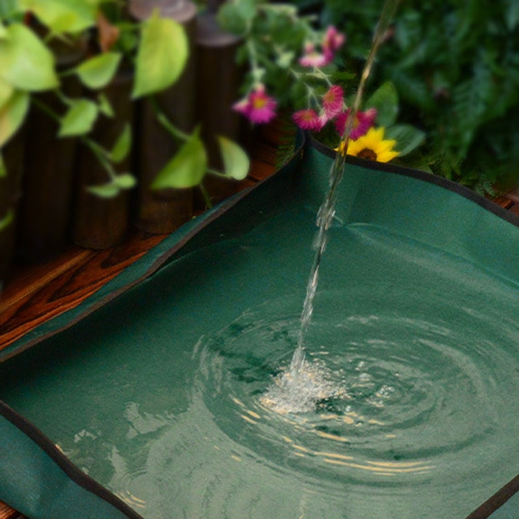 Balcony Green Planting Pots Change Soil Operation Floor Mats Home Planting Mix Soil Shifting Water Seepage Mat