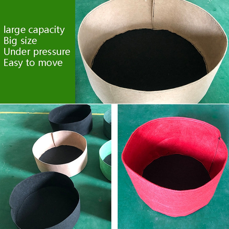 Felt Planting Barrel Indoor Outer Round Plant Bag Non-Woven Seedling Bag