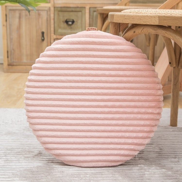 Flannel Round Cushion Dust Cover, Size: 40x40cm
