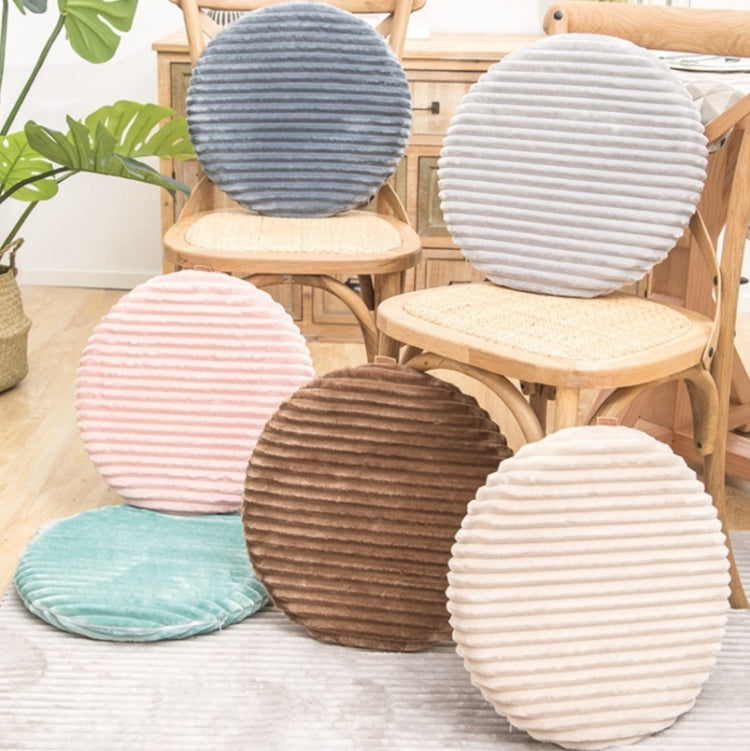 Flannel Round Cushion Dust Cover, Size: 40x40cm