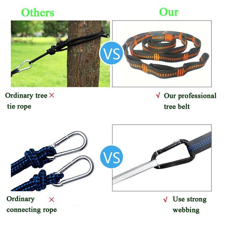 Parachute Cloth Anti-Mosquito Sunshade With Mosquito Net Hammock Outdoor Single Double Swing Off The Ground Aerial Tent