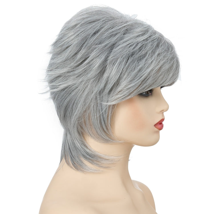 Short Hair Female Wigs Fluffy Fiber Set