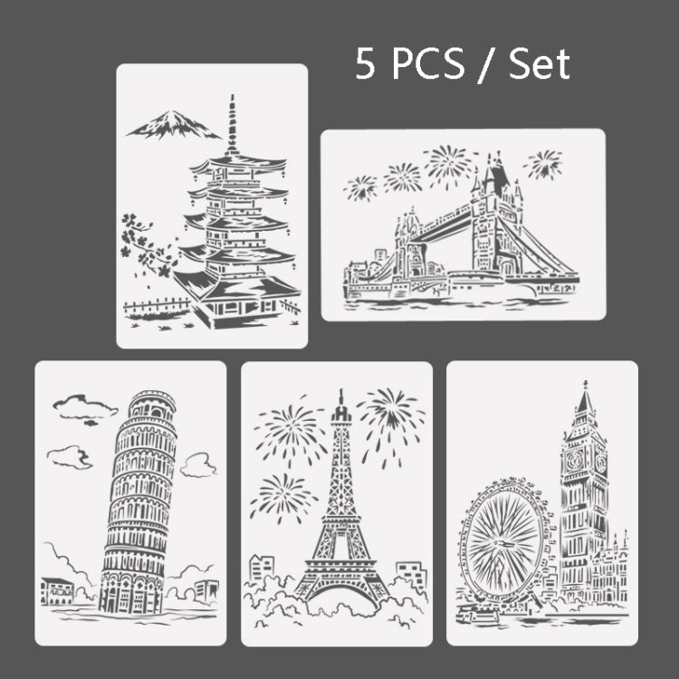 Painting Template Theme City A4 Label Template