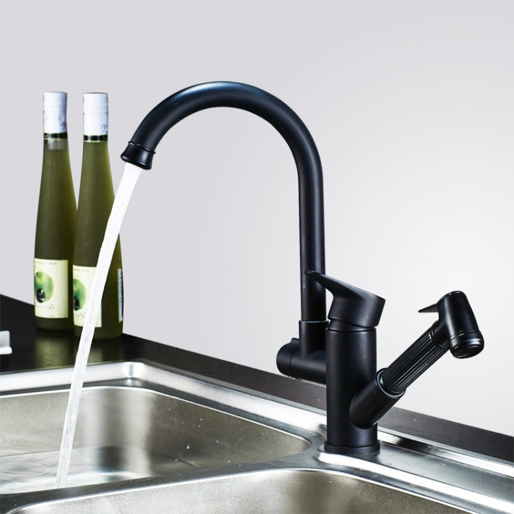 Kitchen Pull-Out Double Faucet Water Table Hot And Cold Water Faucet
