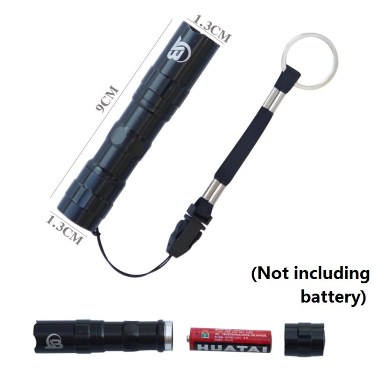 JUNGLELEOPARD 3 PCS Aluminum Alloy Strong Light Flashlight Mini Spotlight LED Light