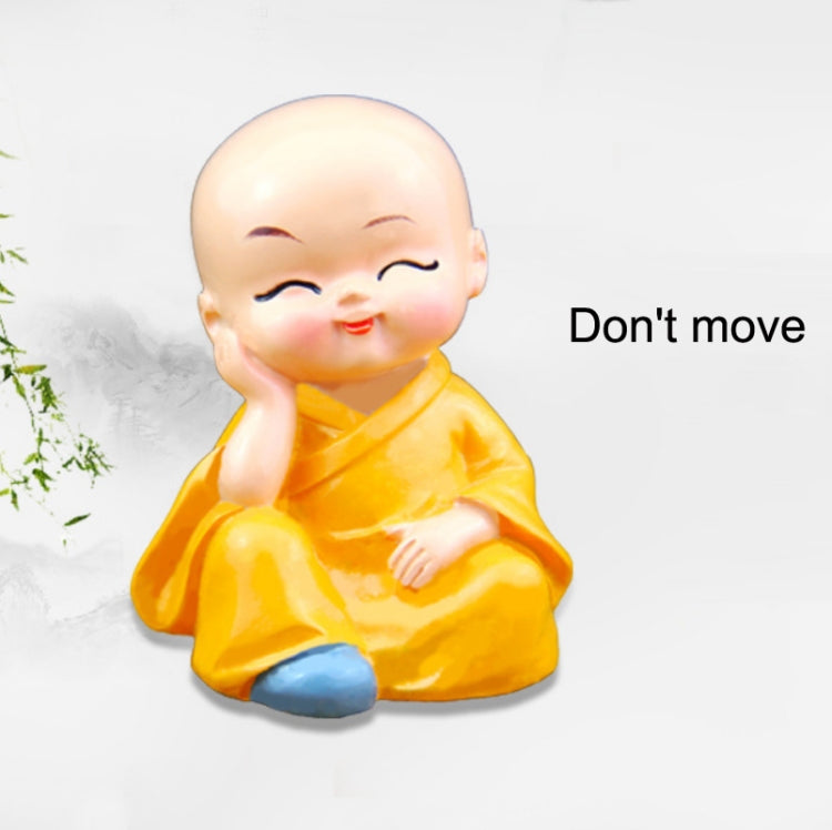 In Car Cute Four Little Monks Ornaments Car Interior Decorations Specification：