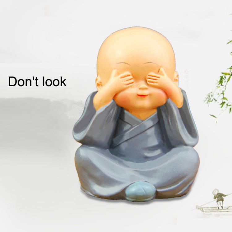 In Car Cute Four Little Monks Ornaments Car Interior Decorations Specification：