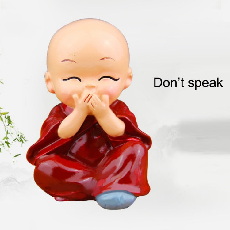 In Car Cute Four Little Monks Ornaments Car Interior Decorations Specification：