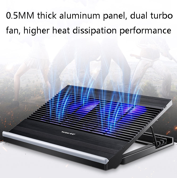 NUOXI T10 Laptop Radiator Multi-File Adjustment Aluminum Alloy Bracket