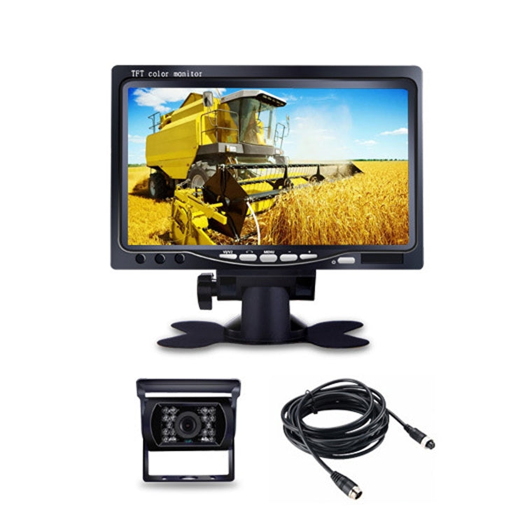 YB-CC-1 12/24V Car 7 Inch Display HD Night Vision Camera Monitoring System Truck Reverse Image