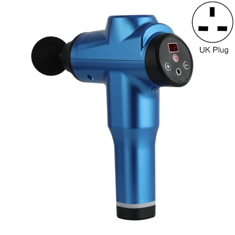 Muscles Relax Massager Portable Fitness Equipment Fascia Gun, 6212 12 Gears Blue