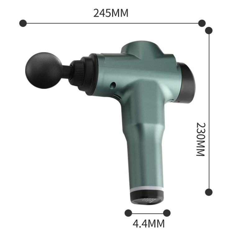 Muscles Relax Massager Portable Fitness Equipment Fascia Gun, 6212 12 Gears Blue
