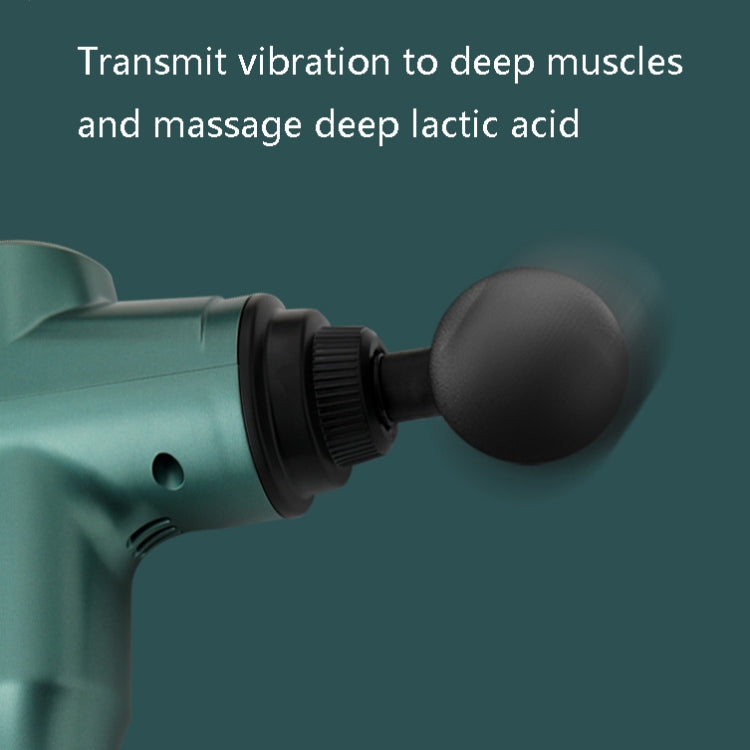 Muscles Relax Massager Portable Fitness Equipment Fascia Gun, 6212 12 Gears Blue