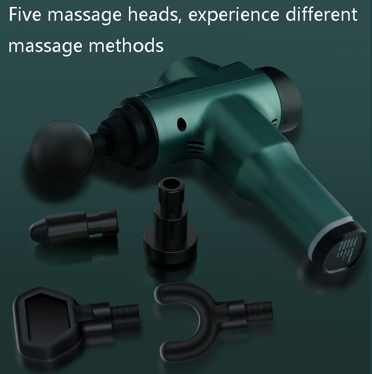 Muscles Relax Massager Portable Fitness Equipment Fascia Gun, 6212 12 Gears Blue