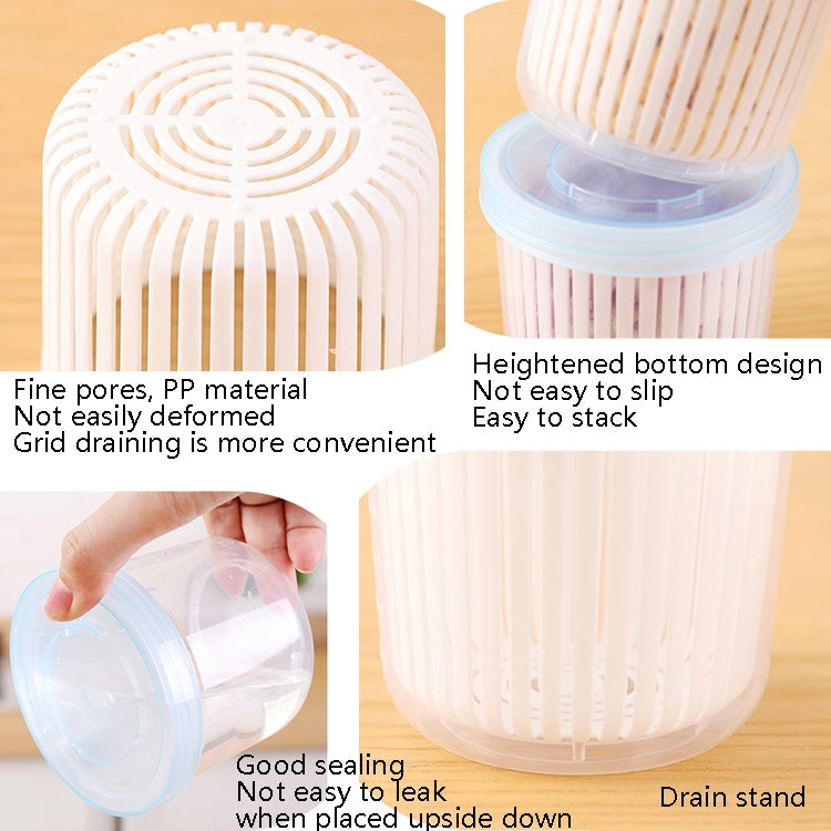 Onion Ginger Garlic Drainage Storage Box Kitchen Vegetable Plastic Storage Box Refrigerator Seal Storage Box