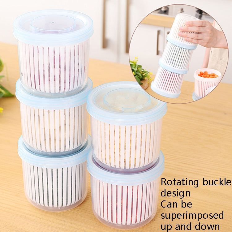 Onion Ginger Garlic Drainage Storage Box Kitchen Vegetable Plastic Storage Box Refrigerator Seal Storage Box