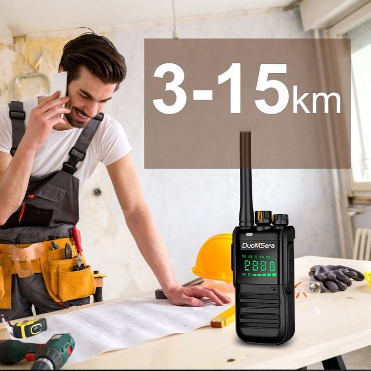 DuoMSera Outdoor Handheld Civil Waterproof High-Power Wireless Walkie-Talkie