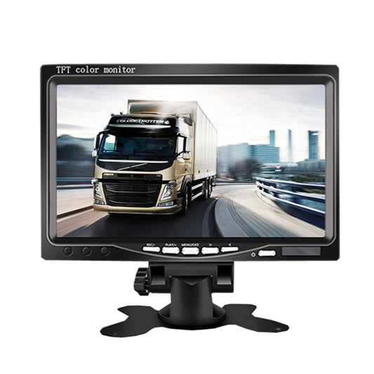 YB-700A-1 7 Inch 12/24V HD Car Monitor Display HDMI VGA AV Interface Home Computer Video Player Resolution: