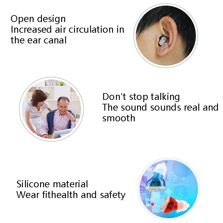 ZDC-901A Hearing Aid Sound Amplifier Digital Smart Denoising Hearing Aid