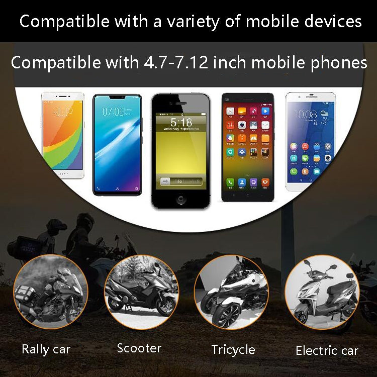 N-STAR NJN002 Motorcycle Metal Aluminum Alloy Universal Anti-Theft Mobile Phone Bracket