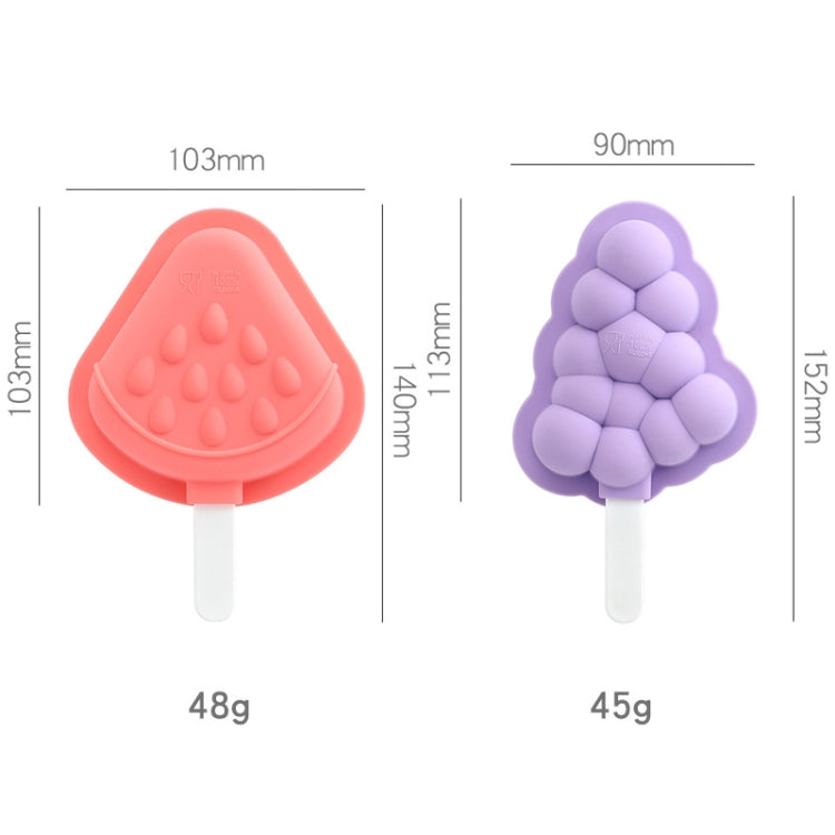 Household Silicone Popsicle Ice Cream Mold With Lid