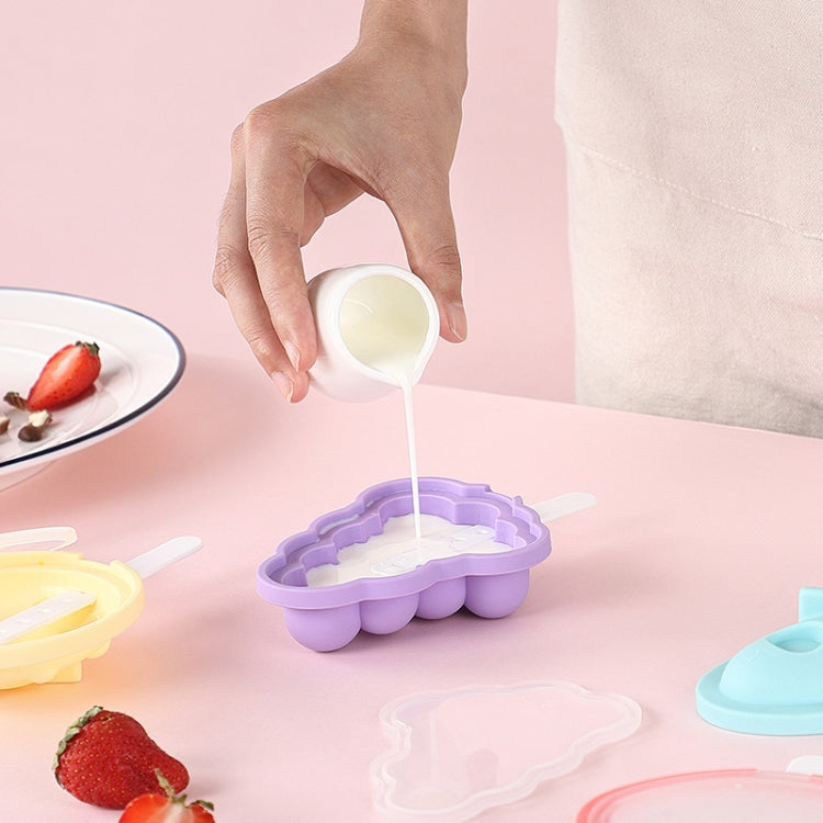 Household Silicone Popsicle Ice Cream Mold With Lid