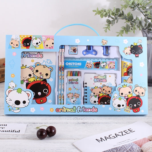 2 Sets 102 Primary School Student Activity Prize Cartoon Stationery Gift Children Stationery Set Random Pattern