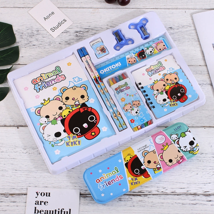 2 Sets 102 Primary School Student Activity Prize Cartoon Stationery Gift Children Stationery Set Random Pattern