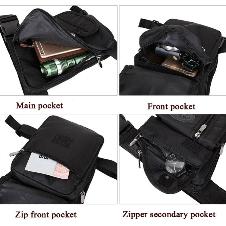 HaoShuai 325 Multi-Function Nylon Leg Bag Mountaineering Outdoor Travel Sports Convenient Waist Bag