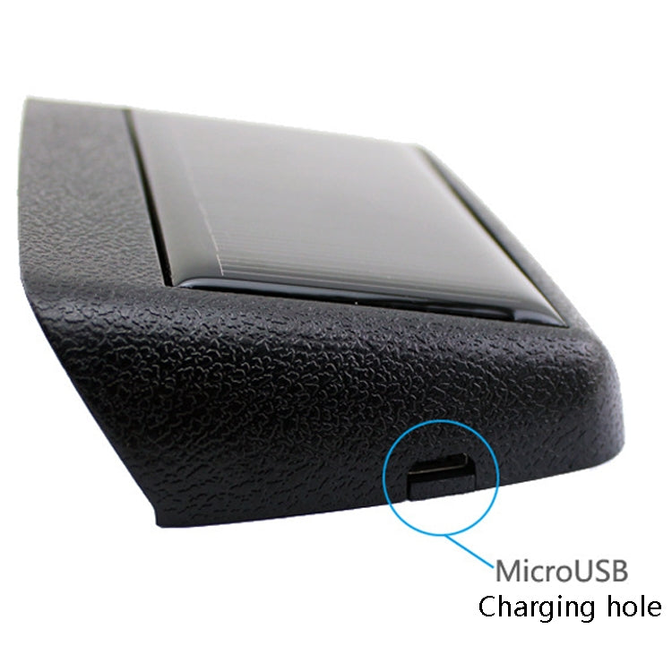 Solar Night Light Car Clock Automotive Electronic Clock Temperature