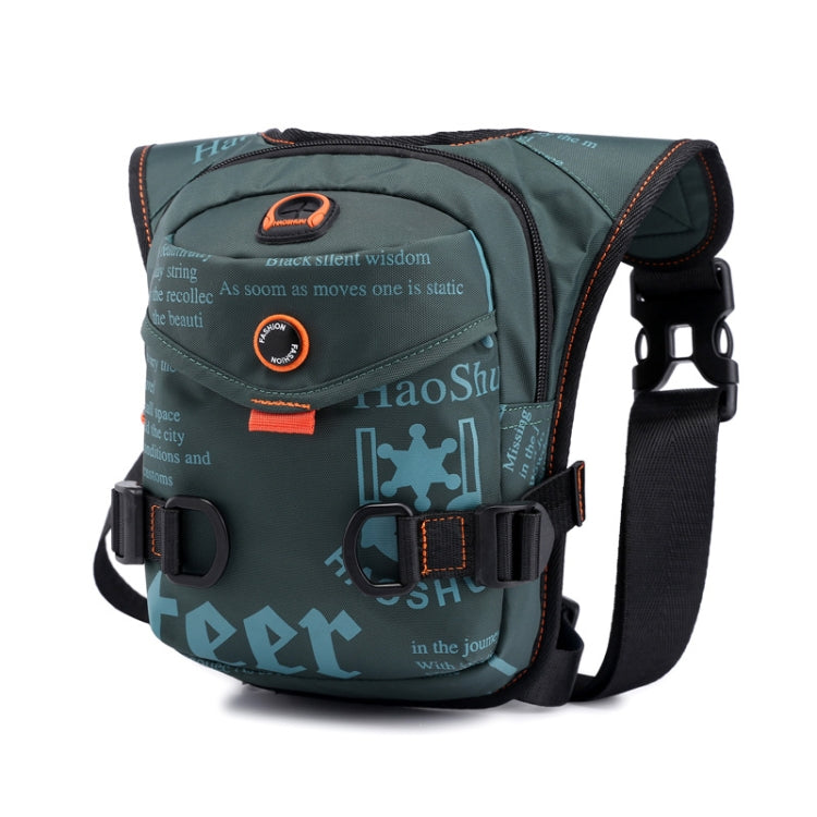 HaoShuai 5126 Outdoor Riding Leg Bag Multifunctional Sports Men Chest Bag Portable Waist Bag Messenger Bag
