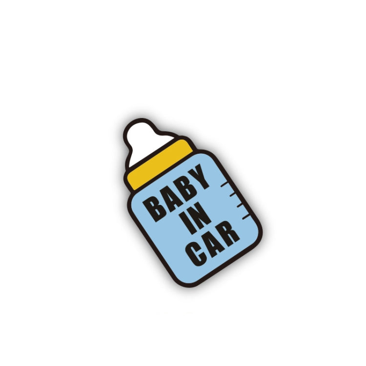 10 PCS There Is A Baby In The Car Stickers Warning Stickers Style:
