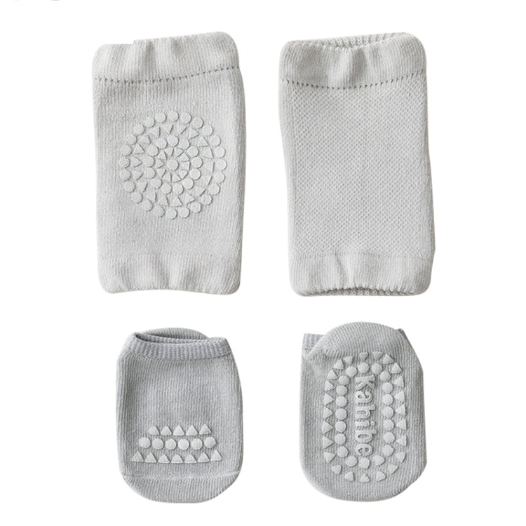 Summer Children Knee Pads Baby Floor Socks Baby Non-Slip Crawling Sports Protection Suit