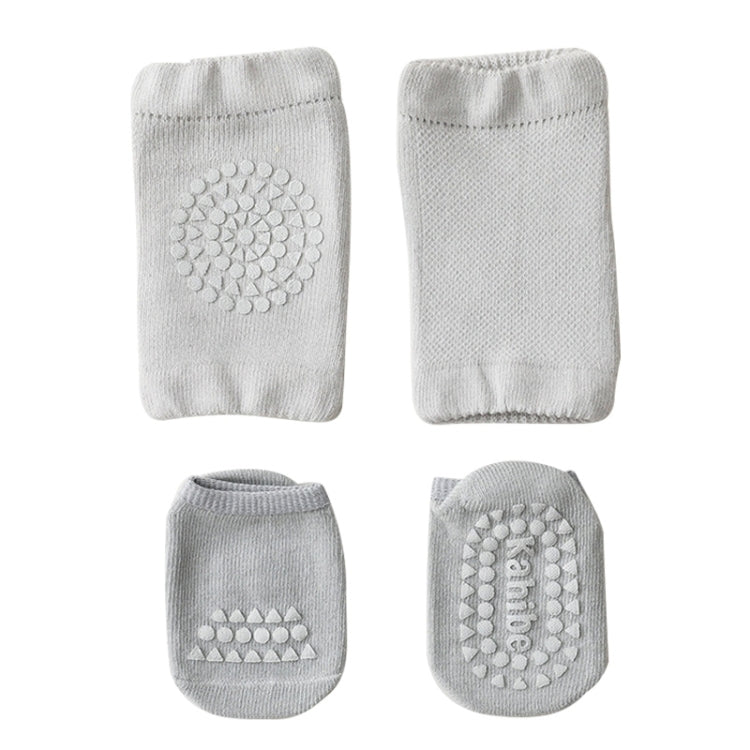 Summer Children Knee Pads Baby Floor Socks Baby Non-Slip Crawling Sports Protection Suit