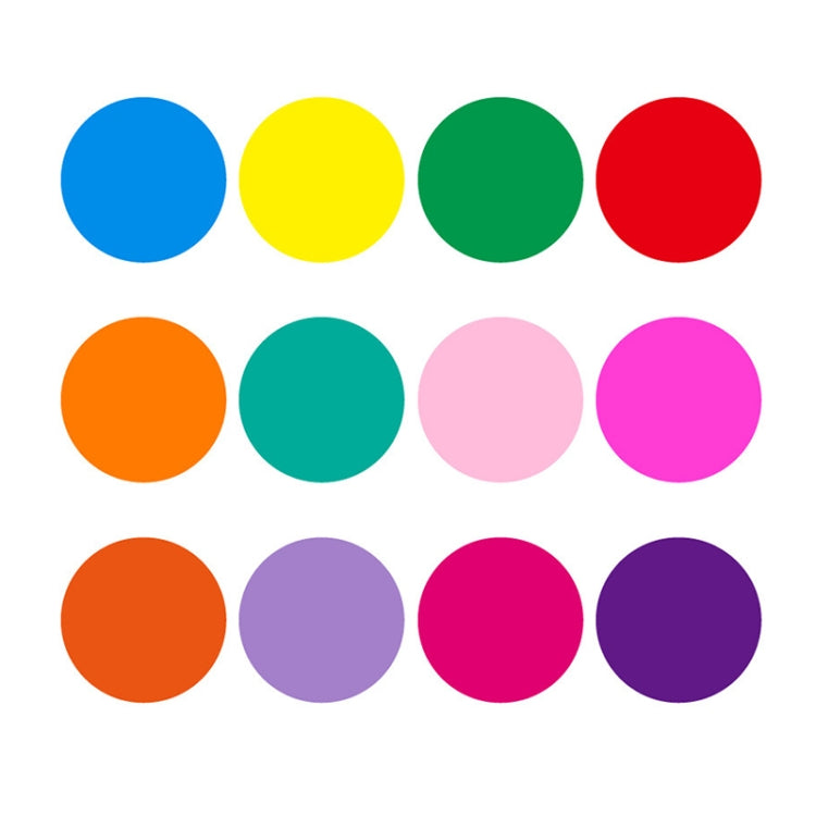 Erasable PVC Round Self-Adhesive Message Board Children Drawing Teaching Blackboard Sticker Color Random Delivery