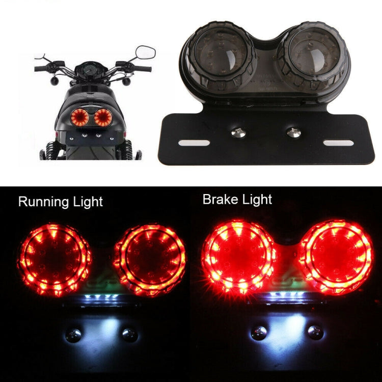 Motorcycle Modified Retro LED Integrated Rear Taillight Brake Light