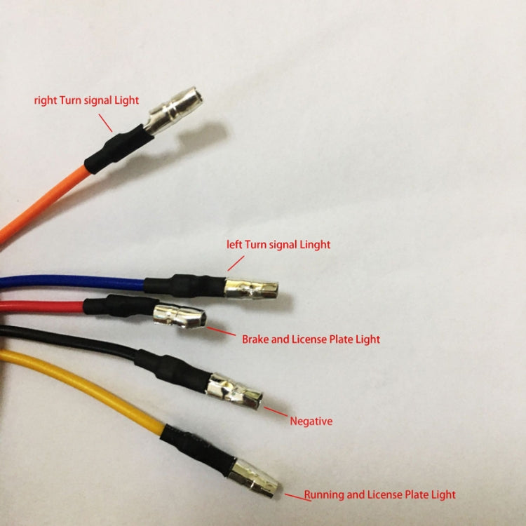 Motorcycle Modified Retro LED Integrated Rear Taillight Brake Light